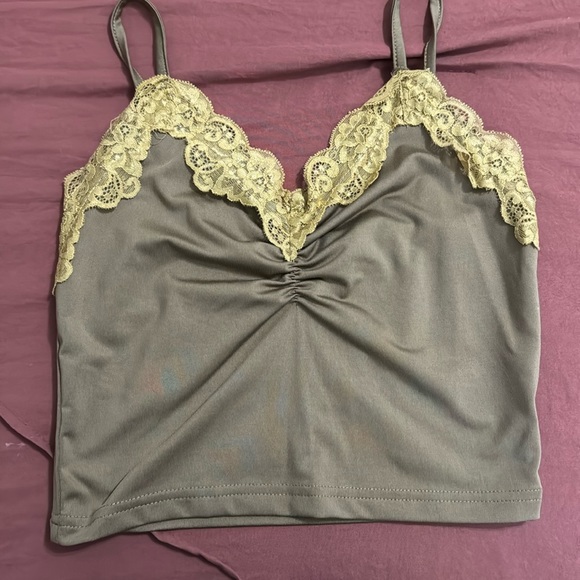 Light Brown Spaghetti Top - Picture 1 of 2